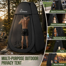 Load image into Gallery viewer, WolfWise Pop Up Shower Tent for Camping Essentials, Compact & Lightweight