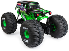 Load image into Gallery viewer, Monster Jam, Official Mega Grave Digger All-Terrain Remote Control Monster Truck with Lights, 1:6 Scale, Kids Toys