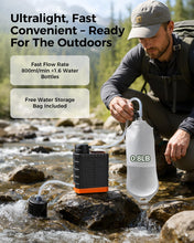 Load image into Gallery viewer, 3-in-1 Portable Electric Water Filter for Survival Kit & Emergency