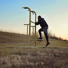 Load image into Gallery viewer, Stamina Strength Training Power Tower Dip Bar - Gold