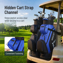 Load image into Gallery viewer, uniHimal 14-Way T-Lock Golf Cart Bag Pro with Full-Length Divider
