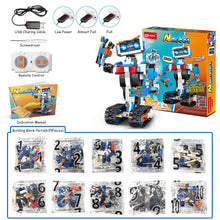 Load image into Gallery viewer, Robot Building Toys for Boys, STEM Projects for Kids Ages 8-12, Remote & APP Controlled Engineering Learning Educational (635 Pieces)