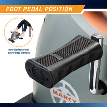 Load image into Gallery viewer, Marcy Under Desk Mini Pedal Leg and Arm Exercise Cycle with Adjustable Magnetic Resistance Leg Exercisers - Grey
