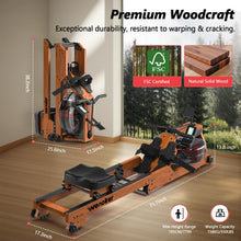 Load image into Gallery viewer, Water Rowing Machine for Home Use - Brown02