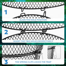 Load image into Gallery viewer, A1FISHER Crawfish Trap Steel Mesh with Spring Clip, for Crawdads Crayfish3