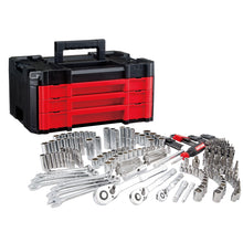 Load image into Gallery viewer, Craftsman 262-Piece Mechanic Tool Set with 3-Drawer VERSASTACK Box, SAE and Metric Socket Set, Car and Motorcycle Tool Kit with Combination Wrenches and Spark Plug Sockets, 90-Tooth (CMMT45309)