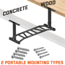 Load image into Gallery viewer, HWOOUSA 48" Ceiling Mount Pull Up Bar - Maximum Weight 600 Lbs