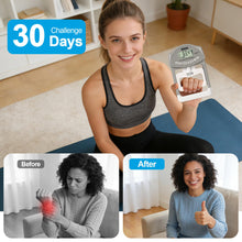Load image into Gallery viewer, Handeful Grip Strength Tester Trainer - Dynamometer Handgrip Measurer Meter, Handheld Strengthener Exerciser for Sports, School, and Home Use(Grey with strengthener)