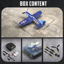Load image into Gallery viewer, RC Planes for Adults, 4 Channel RTF F4U Corsair RC Airplanes Fighters with 6-Axis Gyro, 3 Flight Modes and One-Key Aerobatic