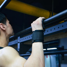 Load image into Gallery viewer, Weight Lifting Hooks (Pair) lifting straps- Black