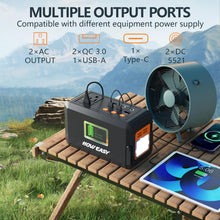 Load image into Gallery viewer, HOWEASY Portable Power Station,120W(240W Peak) Solar Generator