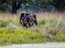 Load image into Gallery viewer, ALPS OutdoorZ Legend Layout Blind - Hunting Blind, Tan, with Zero-Gravity Chair Design, Waterproof Floor, Mesh Face Screen, Rear Zippered Door, and Backpack Carry Straps