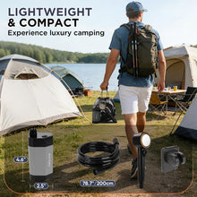 Load image into Gallery viewer, Ann Katy Portable Camping Shower Pump, Rechargeable Electric Outdoor Shower