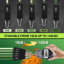 Load image into Gallery viewer, WHATAFIT Resistance Bands, Exercise Bands,Resistance Bands for Working Out, Work Out Bands with Handles for Men and Women Fitness, Strength Training Home Gym Equipment Green