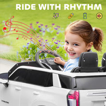 Load image into Gallery viewer, Chevrolet Tahoe Licensed Kids Ride on Car, 12V Battery Powered Kids Electric Car with Remote Control, White