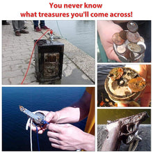 Load image into Gallery viewer, FINDMAG 2625 LBS Fishing Magnet, 4.57 Inch Double Sided Fishing Magnet Kit