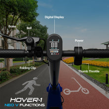 Load image into Gallery viewer, Foldable Electric Scooter with 250W Rated Brushless Motor, 15mph Max Speed, 6.5” Wheels, 9 Mile Range Commuting Scooter for Kids & Teens