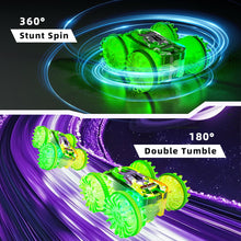 Load image into Gallery viewer, Amphibious Remote Control Car,4WD Waterproof RC Cars, Remote Control Boat,360°Rotation,180°Flip with Led Lights