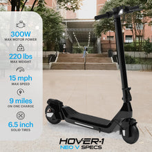 Load image into Gallery viewer, Foldable Electric Scooter w/250W Rated Brushless Motor, 15 mph Max Speed, 6.5” Wheels, 9 Mile Range Commuting Scooter for Kids & Teens