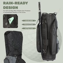 Load image into Gallery viewer, Beutyal 15 Way Golf Cart Bag with Organizer Top, Golf Club Cart Bag for Men
