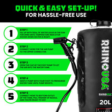 Load image into Gallery viewer, Rhino USA Portable Solar Camp Shower - 5 Gal/20L for Camping & Overlanding