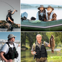 Load image into Gallery viewer, Gonex Fly Fishing Vest for Men Women, Trout, Adjustable Size, 18 Pockets