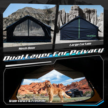 Load image into Gallery viewer, Inflatable Tent with Skylight & Awning,Blow Up Tents for Camping,Hot Tent