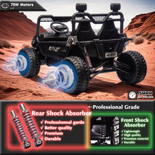 Load image into Gallery viewer, 24V 2 Seater XXL Kids UTV Ride On Car with Remote Control 4WD Off Road Electric Vehicle Ride On Toy Car (Black)