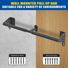 Load image into Gallery viewer, Kipika Heavy Duty Wall Mounted Pull Up Bar - (32" Straight Type & Foam-padded Handles)
