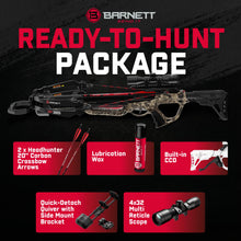 Load image into Gallery viewer, Barnett Expedition 385 Hunting Crossbow - Compact, Fast 385fps, Adjustable Butt Stock, Veil Camo, Triggertech Trigger, 4x32 Scope, Aluminum Flight Track, Headhunter Bolts, with CCD.