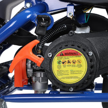 Load image into Gallery viewer, 50cc Gas Power Dirt Bike, 49cc Mini Motorcycle with Off-Road Tires, Gas Power Motocross, Blue White