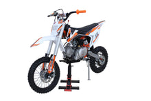 Load image into Gallery viewer, 125CC Dirt Bike (A10) 4-Stroke Electric Start Manual 4-Speed, 4.5L Fuel Tank, 14"/12" Tires for Youth Adults (Orange)
