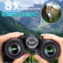 Load image into Gallery viewer, Gosky 8x42 Binoculars for Adults High Powered with Phone Adapter and Tripod