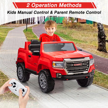 Load image into Gallery viewer, 24V 2-Seater Ride On Truck Car, Licensed GMC Battery Powered Electric Kids Car with Remote Control, LED Lights, MP3