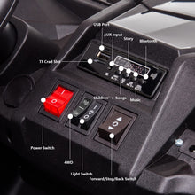 Load image into Gallery viewer, 2025 24V 4WD 10Ah XXL Kids Ride On UTV with Parents Remote Control, 4X4 Off-Road Battery Powered Electric Toy Car, Black