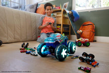 Load image into Gallery viewer, Hot Wheels Toy Truck Monster Trucks RC, Oversized Remote-Control Mega-Wrex Alive in 1:15 Scale, 3 Modes of Play