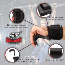 Load image into Gallery viewer, Premium Deadlift Straps, Weight Lifting Grips, Weight Lifting Hooks