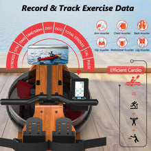 Load image into Gallery viewer, Water Rowing Machine for Home Use - Brown02