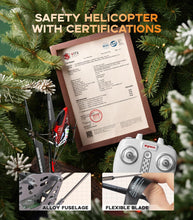 Load image into Gallery viewer, RC Helicopter for Kids and Beginners, Remote Control Helicopter with Altitude Hold, 2 Speed Modes, Whole Alloy Toy