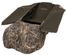 Load image into Gallery viewer, ALPS OutdoorZ Legend Layout Blind - Hunting Blind with Realtree MAX-7 Pattern, Zero-Gravity Chair Design, Waterproof Floor, Mesh Face Screen, Rear Zippered Door, and Backpack Carry Straps