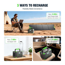 Load image into Gallery viewer, 1000W Portable Power Station & 200W Foldable Solar Panel Generator Kit