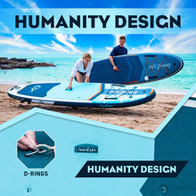 Load image into Gallery viewer, InnoExpo 11' Inflatable Stand Up Paddle Boards with Premium Accessories, Wide Stable SUP Paddle Board Design, Non-Slip Comfort Deck for Youth & Adults (Tropical/Kayak Seat)