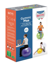 Load image into Gallery viewer, Gymnic Classic Plus Burst-Resistant Exercise Ball, Blue (65 cm)