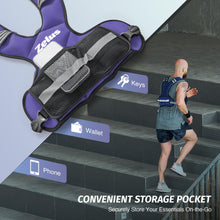 Load image into Gallery viewer, ZELUS Weighted Vest for Men and Women, 20-32lb, Violet