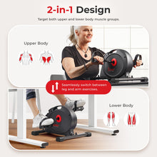 Load image into Gallery viewer, Sunny Health & Fitness Under Desk Smart Mini Pedal Exerciser - Black