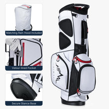 Load image into Gallery viewer, GoHimal 14-Way Lightweight Golf Stand Bag with Multiple Pockets White