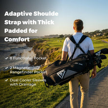 Load image into Gallery viewer, ASK ECHO Soundless 14-Way Golf Stand Bag for Men & Women