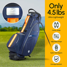 Load image into Gallery viewer, 5-Way Linkslite Waterproof Lightweight Golf Stand Bag (Atlantic Dawn)