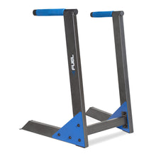 Load image into Gallery viewer, Fuel Pureformance Deluxe Bodyweight Training Dip Station Black/Blue - Deluxe Dip Station