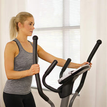 Load image into Gallery viewer, Sunny Health & Fitness Programmable Electro-Magnetic Elliptical Machine - Silver